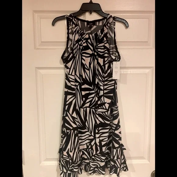 black tailored dress Women's With You In Mind Black Beaded V-Neck Midi Dress | Size: S